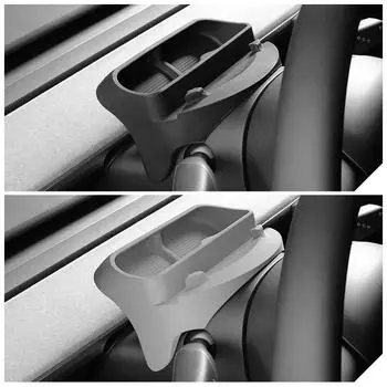 Для Tesla Model Y многофункциональный держатель для стакана воды центральный ящик для хранения Model3 держатель для напитков лоток для хранения автомобильные аксессуары серый