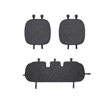 Для Tesla Model Y/Model 3/2025 M3 льняной чехол для сиденья подушка Four Seasons дышащий и удобный сиденье аксессуары для салона автомобиля
