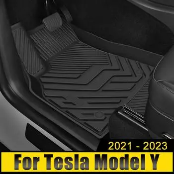 Для Tesla Model Y ModelY 2024 2024 2024 LHD TPE автомобильные коврики для пола ковры для салона коврики для ног защитные аксессуары
