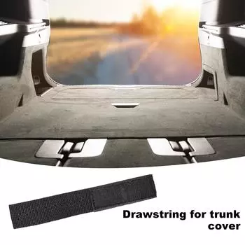 Для Tesla Model Y Задний багажник Веревка DrawString Открыть крышку багажника Ручка Тяговые ремни Автомобильные аксессуары ModelY Практичные гаджеты Новые чёрный