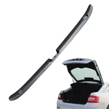 Для Tesla Model Y защитная накладка на порог задней двери багажника, устойчивая к царапинам, декоративная наклейка на порог задней двери автомобиля для модели Y чёрный