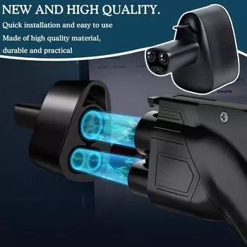 для Tesla S/X/Y адаптер быстрой зарядки до постоянного тока для электромобиля зарядное устройство комбинированное зарядное устройство 250 кВт E9M9 чёрный