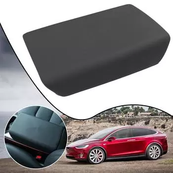 для Tesla Y 2025 аксессуары подлокотник защитный чехол ящик белый мягкий TPE центральная консоль панель накладка W6P0