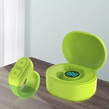 Для TikTok Прокручивающееся кольцо камеры Видеозапись Пульт дистанционного управления Приложение Kindle Камера Пульт дистанционного управления Bluetooth-совместимый для iOS Android Мобильный телефон чёрный