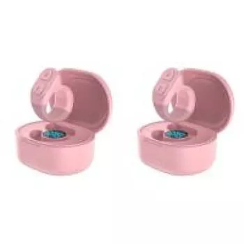 Для TikTok Пульт дистанционного управления камерой с кольцом прокрутки для телефона iOS Android (розовый)