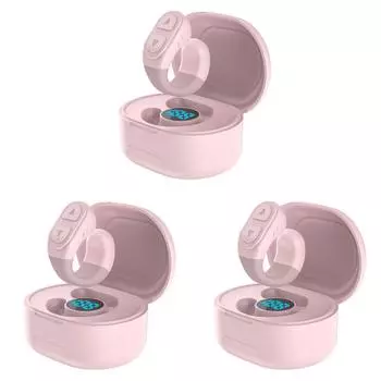 Для TikTok Пульт дистанционного управления камерой с кольцом прокрутки для телефона iOS Android (розовый)