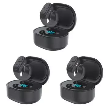 Для TikTok Пульт дистанционного управления камерой с кольцом прокрутки для телефона iOS Android (черный)