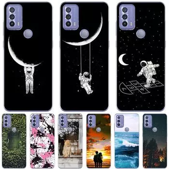 Для ТКЛ 20Б (6159К) 2021 6,52-дюймовые чехлы для телефонов, задняя крышка, защитные милые чехлы, роскошные сумки, бесплатная доставка TCL 20B 6159K