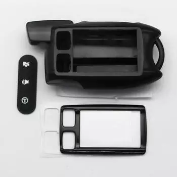Для Tomahawk 7,1 автомобильный брелок защитная крышка чехол для ключей брелок для TW-7.1 Plastic Car Key Case чёрный
