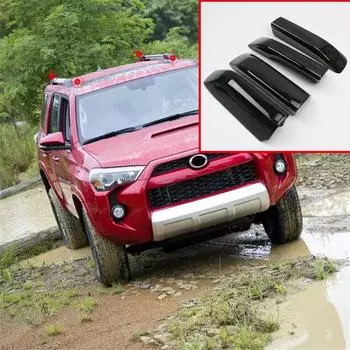 Для Toyota 4Runner 2010-2018 Защитная крышка торца дуги багажника на крышу Черный