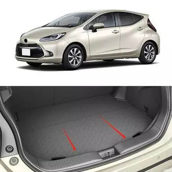 Для Toyota AQUA накладка багажника автомобильные аксессуары Нержавеющая сталь защита заднего бампера крышка порога авто наклейка Стайлинг 2022 серебряный