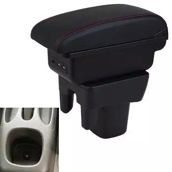 Для Toyota Avanza Автомобильный подлокотник 2009-2015 Модификация Ящик для хранения деталей Автомобильные аксессуары USB чёрный