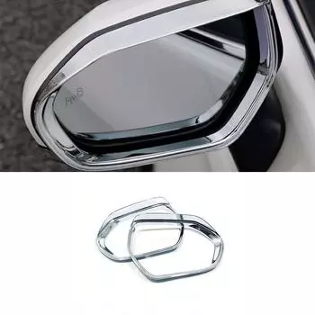 Для Toyota C-HR CHR 2016-2023 карбон/хром автомобиля боковая дверь заднего вида поворотное зеркало дождь брови декор наклейка крышка Chrome