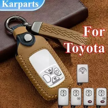 Для Toyota Camry Crown Majesta Highlander Land Cruiser Prado Kluger Mark X Subaru Foreste XV кожаный чехол для ключей из ТПУ, защитная крышка синий
