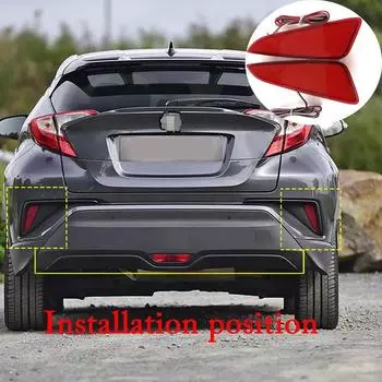 Для Toyota CHR C-HR 2016-2018 задний фонарь автоматический бампер лампа тормоза светодиодные противотуманные фары отражатели лампы сборка внешний стиль автомобиля