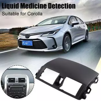 для Toyota Corolla Altis 2007 2008 2009 2010 2011 2012 2013 Автомобильная приборная панель Кондиционер Выходная панель Решетка Крышка для Toyota чёрный