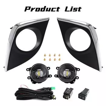 Для Toyota Corolla Altis CE ECO L LE 2014 2015 2016 версия для США светодиодные противотуманные фары DRL дневные ходовые огни автомобильные фары галогенные 12 В