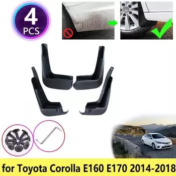 Для Toyota Corolla Altis E160 E170 2014 2015 2016 2017 2018 брызговики брызговики на крыльях брызговики