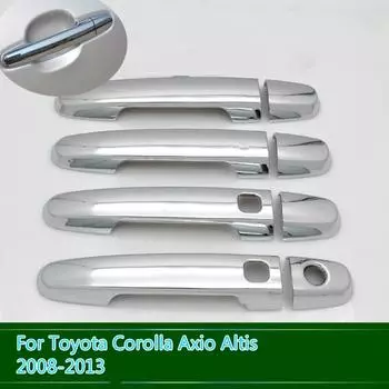 Для Toyota Corolla Axio Altis 2008-2013 новый хромированный чехол для дверной ручки автомобиля, накладка для стайлинга автомобиля, накладка на автомобильные аксессуары 2 Buttons