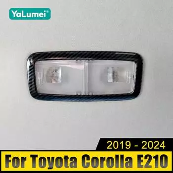 Для Toyota Corolla E210 2019 2020 2024 2024 2024 2024 Гибридный ABS Задние фонари для чтения Крышка Рамка Аксессуары Отделка автомобиля серебряный