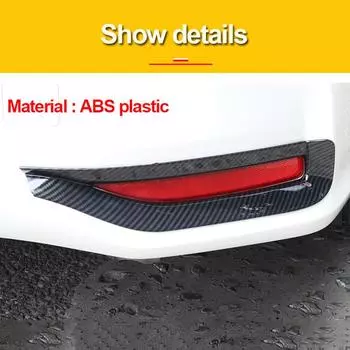 Для Toyota Corolla E210 2022 12th ABS задняя противотуманная фара автомобиля крышка отделка хвостовая противотуманная фара рамка наклейки серебряный