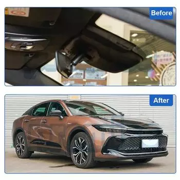 Для Toyota Crown 2025 2024 Передняя и задняя камера для автомобильного видеорегистратора Видеорегистратор WIFI Автомобильный видеорегистратор Устройства для записи Аксессуары None