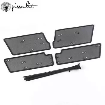 Для Toyota Crown S210 2012-2018 автомобильный аксессуар передняя решетка вставка сетка против насекомых пыли мусор защита нержавеющая внутренняя крышка сетка чёрный