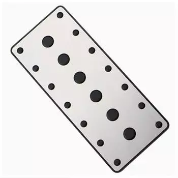 Для Toyota Crown S210 2012~2018 автомобильные педали тормоза педаль газа подставка для топлива аксессуары крышка акселератора без сверления литой поддон накладка