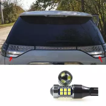 Для Toyota ESTIMA PREVIA 2000-2021 2 шт./лот Canbus безошибочный резервный фонарь заднего хода светодиодная автомобильная лампочка