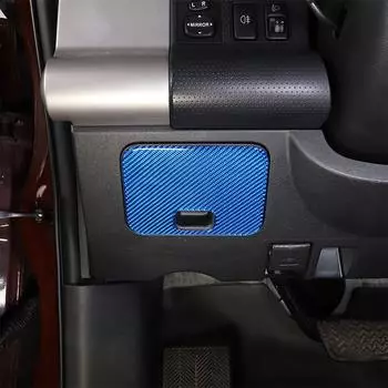 Для Toyota FJ Cruiser 2007-мягкое углеродное волокно, основной драйвер, резистивная панель, накладка, наклейка, автомобиль Carbon Fiber
