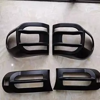 Для Toyota FJ Cruiser ABS черный внешний вид автомобиля передняя и задняя лампа защитная крышка декоративные аксессуары FJ Cruiser 30x25x20cm