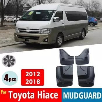 Для Toyota Hiace 2012-2018 брызговики Fender брызговики автомобильные аксессуары Auto Styline спереди и сзади 4 шт. брызговик чёрный
