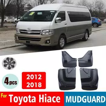 Для Toyota Hiace 2012-2018 брызговики Fender брызговики брызговики автомобильные аксессуары Auto Styline спереди и сзади 4 шт. чёрный