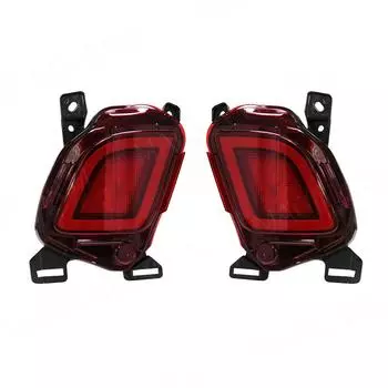 Для Toyota Highlander 2015 2016 2017 2018 Задний бампер Отражатель Фары Светодиодные Противотуманные Фары Стоп-сигнал Сигнал Поворота Автомобильные Аксессуары 12 В красный