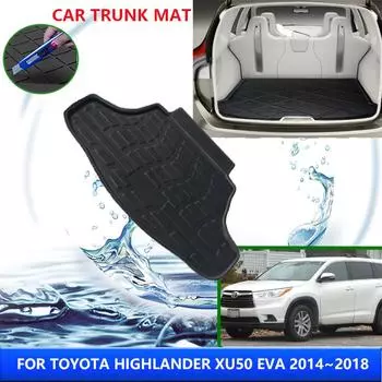 Для Toyota Highlander 3 XU50 2018 Kluger 2015 2014 2016 2017 Аксессуары для салона автомобиля Водонепроницаемый автомобильный антигрязезащитный лоток