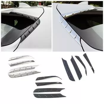 Для Toyota Highlander XU70 2024 года выпуска, автомобильный спойлер на заднее стекло, боковое крыло, треугольная крышка, молдинг, аксессуары, наклейка