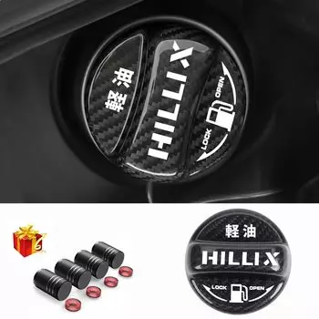 Для Toyota Hilux gun125 Custom Parts Внутренняя крышка топливного бака Крышка HILUX Exclusive Топливная крышка из углеродного волокна Крышка бензобака Стильные индивидуальные аксессуары