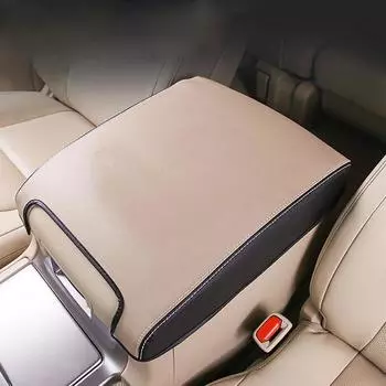 Для Toyota Land Cruiser 200 LC200 2008- прочный кожаный автомобильный подлокотник для центральной консоли, защитная крышка