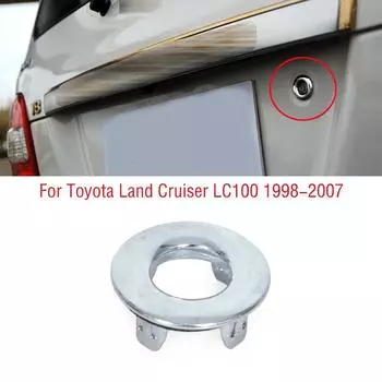 Для Toyota Land Cruiser LC100 FJ100 1998-2007 гг., задний багажник, задняя дверь, отверстие для замка двери, хромированная декоративная накладка, кольцо 1pc