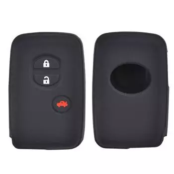 Для Toyota Land Cruiser Prado 150 Avensis Prius Crown Fob Protector силиконовый чехол для автомобильного ключа чёрный