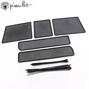 Для Toyota Land Cruiser Prado 150 LC150 2010 2011 2012 2013 аксессуары Гоночные решетки Сетка от насекомых Сетка для передней решетки чёрный