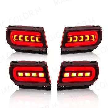 Для Toyota Land Cruiser Prado 150 LC150 FJ150 GRJ150 2010 - 2020 Задний бампер отражатель светодиодный автомобильный задний фонарь стоп-сигнал поворотник 3 Functions