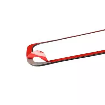 Для Toyota Land Cruiser Prado FJ 150 2010-2018 карбоновая внутренняя дверная ручка декоративная панель крышка наклейка на автомобиль чёрный