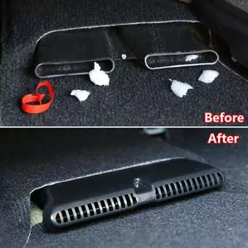 Для Toyota Land Cruiser Prado J15 2010-2019 автомобильное сиденье кондиционер обогреватель воздуховод решетка вентиляционного отверстия защитная отделка