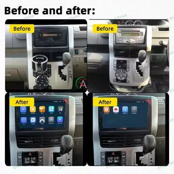 Для Toyota Noah Voxy 70 2007-2013 2 Din Android Car Radio Stereo GPS Carplay Navigation Head Unit Autoradio Multimedia Maps