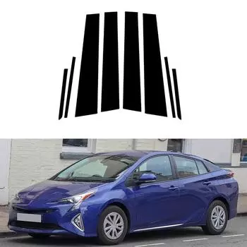 Для Toyota Prius 2016 2017 2018 2019 2020 2021 2022 автомобильные стойки стойки двери, окна, накладка, панель, наклейки, Стайлинг