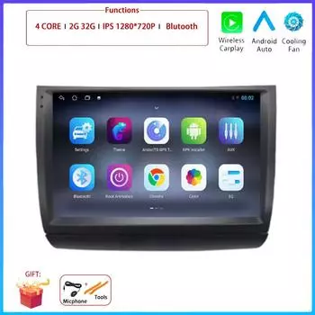 Для Toyota Prius 20 2003-2009 Автомобиль Carplay Auto Android Радио Навигация GPS Мультимедийный Видеоплеер WIFI 4G DSP Android Auto