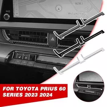для Toyota PRIUS 60 Series 2023 2024 передняя панель центральная крышка воздуховода кондиционера средняя наклейка на крышку вентиляционного отверстия кондиционера аксессуары