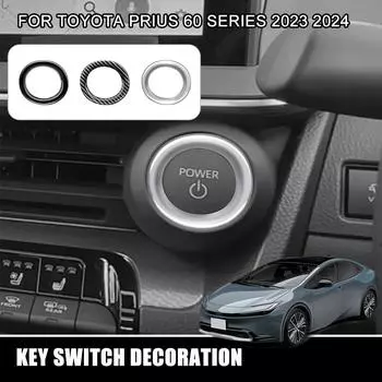 для Toyota Prius 60 Series 2023 2024 Автомобильный двигатель Запуск одной кнопкой зажигания Отделка крышки Подкладка Аксессуары Автостиль