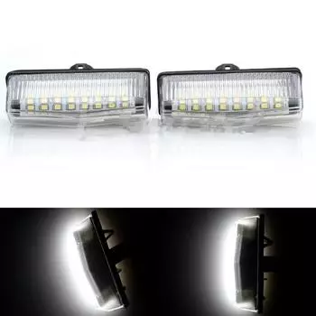 Для Toyota Prius XW20 XW30 Prius Plus/V Venza Matrix RAV4 лампы номерного знака для Lexus CT200h